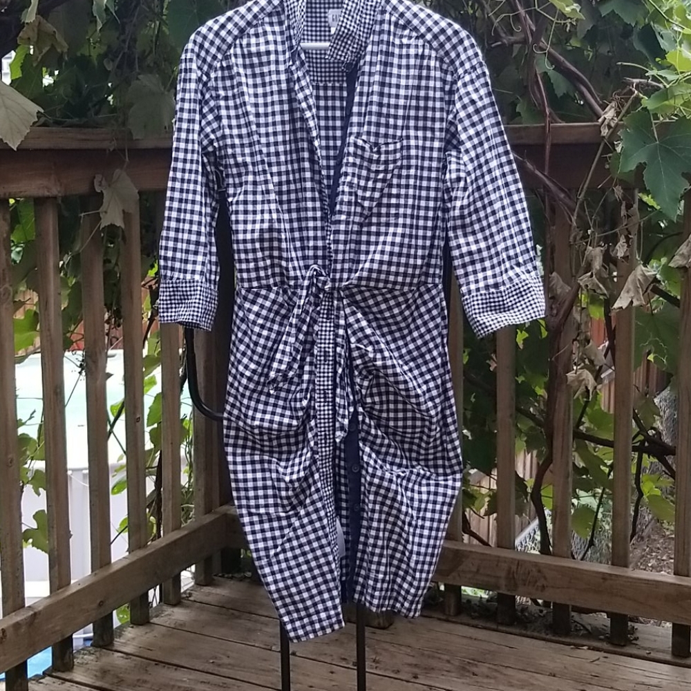 Gap blue/white dress